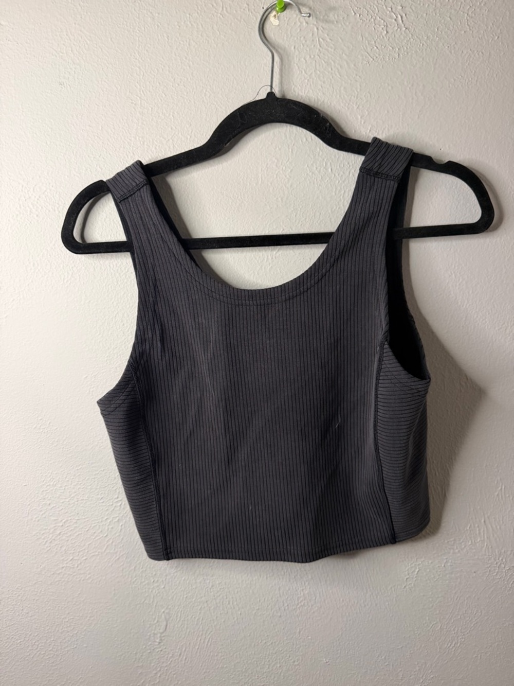 lululemon athletica Ribbed Crop Tank - Charcoal